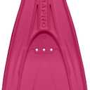 SCUBAPRO GO Travel Scuba Fin for Snorkeling, Scuba Diving and Swimming, Pink Scuba Fin with Black Bungee Open Heel Strap, X-Small/Small