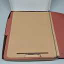 Universal UNV10290 8-Section 3-Divider Pressboard Classification Folders - Letter, Red (10/Box)