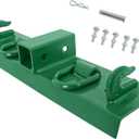 Autoparts 4.96 W x 21.93 Heavy Duty Bolt on Compact Tractor Grab Hooks 2 Receiver Replacement for 1025R 2320 2520 2720 2025R 2032R 2038R 3032E 4010 4100 4110 4115