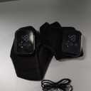 2PCS Cordless Ankle Heating Pads, Ankle Massager with Heat FSA Eligible Items List, Rechargeable Heated Foot Brace Wrap, 3 Vibration and Heating Modes, Auto Shut Off