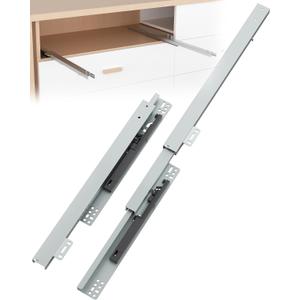 Onemake 22" Bottom Mount Drawer Slides, Soft Close Full Extension, 6 Pairs