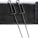Champion Sports Table Tennis Net & Post Set, 1/2"