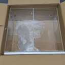 Trash Bag Dispenser Roll Holder Wall Mount and Under Sink, 2 Compartment Clear Acrylic Cabinet Kitchen Organizer Storage Box for Garbage Bags Grocery Bag Can Plastic Shopping Bag Container