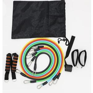 11 Pcs/Set Latex Resistance Bands Cross Fit Training Exercise Yoga Tubes Pull Rope,Rubber Expander Elastic Bands Fitness with Bag
