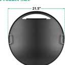 Full Size Griddle Inserts for Weber 22" Charcoal Grills, Flat Top Griddle for Weber 22" Original Kettle, Master-Touch and Performer Deluxe Charcoal Grill, Compatible Other 22 inch Round Grills