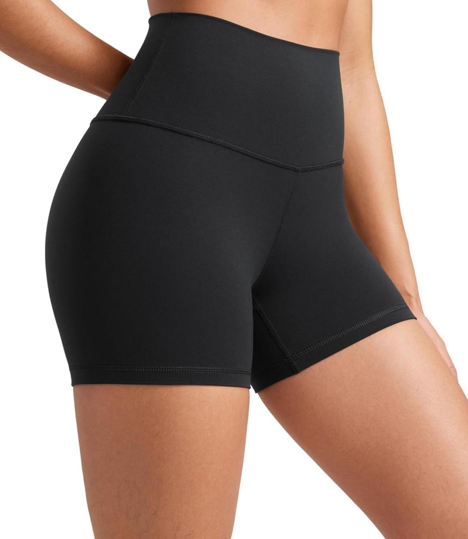 CRZ YOGA Butterluxe Biker Shorts 4'' - High Waisted Booty Workout Volleyball Yoga Womens Spandex, XS