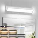 Liilokte LED Modern Bathroom Vanity Light Bar (24-Inch, 5CCT, Dimmable), Modern Acrylic Bathroom Wall Lighting Fixtures Over Mirror, Chrome