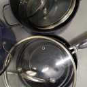 Nuwave Healthy Duralon Blue Ceramic Nonstick Cookware Set, Diamond Infused Scratch-Resistant, PFAS Free, Dishwasher & Oven Safe, Induction Ready & Evenly Heats, Tempered Glass Lids & Stay-Cool Handles