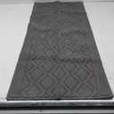 COSY HOMEER 48x20 Inch/30X20 Inch Kitchen Rug Mats Made of 100% Polypropylene 2 Pieces Soft Kitchen Mat Specialized in Anti Slippery and Machine Washable (Grey)