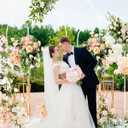 Wedding Arch, Metal Arch Backdrop Stand, Balloon Arch Stand Wedding Frame for Ceremony Decoration (White, 7.2FT, 6.6FT, 6FT Arch Backdrop)