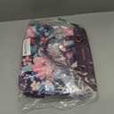 Christian Art Gifts Women's Fashion Bible Cover Purse Style Blessed, Purple Floral Faux Leather, Medium