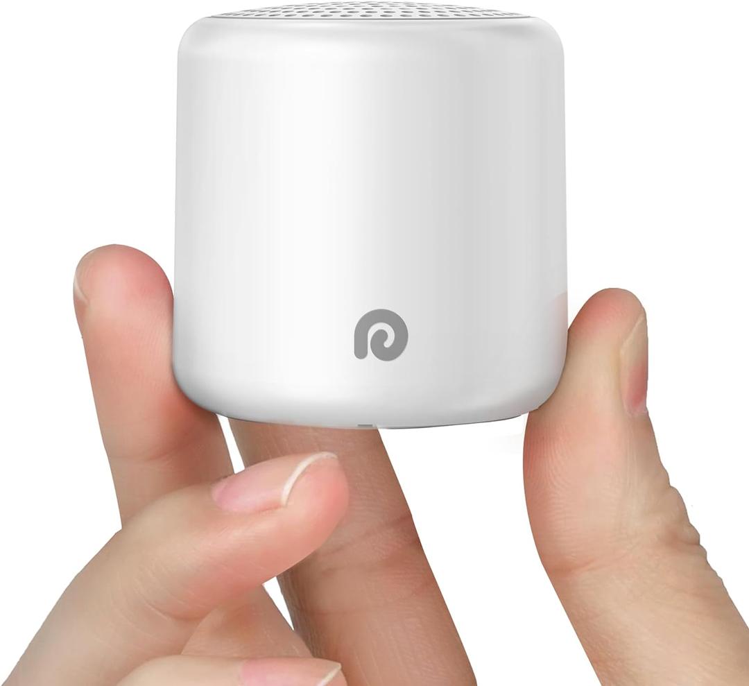 Dreamegg Portable Travel White Noise Machine for Sleep, Features Powerful Battery, Egg-Sized, 16 Nature Sounds, Timer, for Baby Adults Office Privacy Home Gift, Cream