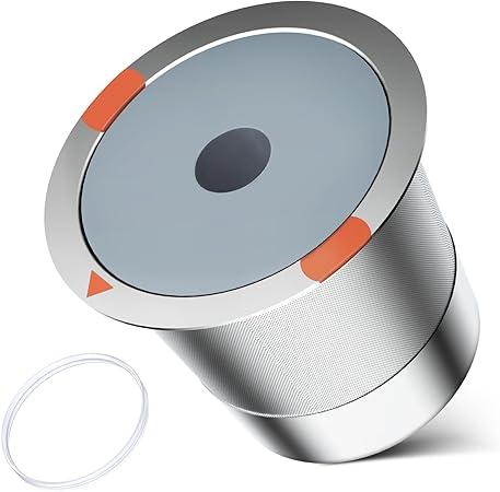 Noalto Reusable K Cups and Coffee Pods,Universal stainless steel k Cups for Keurig 2.0 and 1.0 Coffee Makers machine