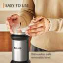 KRUPS Electric Blade Coffee Grinder 1.6 Oz, Adjustable Coarse to Fine for the Perfect Espresso, Grind Coffee Beans, Spices & Herbs, Removable Dishwasher Safe Bowl, Stainless Steel