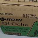 Ito En Organic Oi Ocha Unsweetened Green Tea, 16.9 Ounce (Pack of 12), Zero Calories