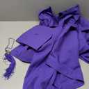 GraduationMall Matte Graduation Gown Cap Tassel Set 2026 for High School and Bachelor (Purple, M)