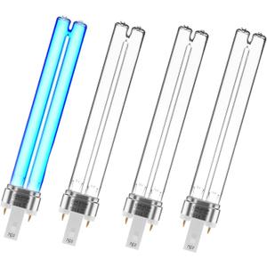 4 Pack 13 Watts UV UVC G23 Base Ultraviolet Light Bulb Compatible w/Jebao Pond Sunsun Grech, UV Light for Pond