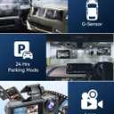 3 Channel Dash Cam Front and Rear Inside, Bulit a 32GB Card, Dash Camera for Cars,4K Full HD 2.0'' IPS Screen Dashcam with G-Sensor, IR Night Vision, WDR, Loop Recording, 24H Parking Mode