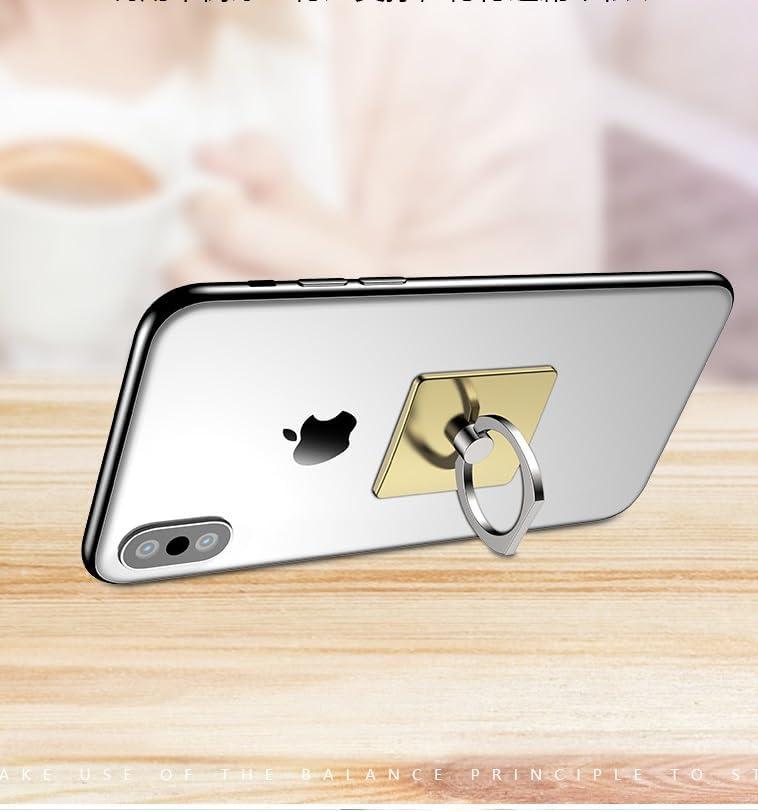 Phone Ring Holder Stand, Cell Phone Grip Mount, 360 Degree Rotation (Golden)