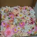 310Pcs Fake Flower Heads Mini Artificial Flower Bulk Silk Flowers for Decoration Small Faux Flower Heads Fabric Daisy Buds Floral for Crafts DIY Wedding Party Baby Shower Home Decor (Light Colors)