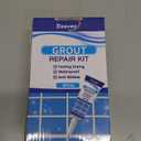 Deuvuo Gray Grout Repair Kit,12 Pcs Gray Caulk Grout Filler for Tile Floor, Grey Grout Paint Pen Tube for Shower Bathroom Kitchen, Fast Drying and Odorless, Restore Grout Line
