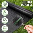 3ft x 100ft Weed Barrier Landscape Fabric Heavy Duty Premium Weed Control Fabric Durable & Eco-Friendly Weed Block Gardening Mat Landscaping Fabric