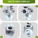 AUTOKAY GCV160 Carburetor for Honda GCV 160 GCV160A GCV160LA GCV160LA0 GCV160LE GC135 GC160 HRB216 HRS216 HRT216 HRZ216 Engine Pressure Washer Manual Choke Lawn Mower Re#16100-ZM0-803 16100-Z0L-023