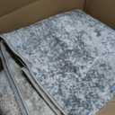 Abstract 3x5 Washable Rug: Modern Non Slip Area Rug Soft Carpet Foldable Distressed Stain Resistant Neutral Rugs for Hallway Living Room Bedroom Decor Indoor Small Farmhouse Rug 3'x5' Brown Gray