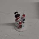 Cardinal Decor Bird Statue for Home and Festive Holiday Decorations Statues Home Office Decorative Displays for Living Room, Bedroom, Bathroom - Snowman