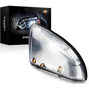 Front Left Drive Side Mirror Turn Signal Light Compatible with Dodge Ram 1500, Ram 2500, Front Left Driver Side Mirror Turn Signal Light Lamp Housing 68064949AA (Driver's Side)