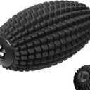Vibrating Massage Ball for Full Body Relaxation, Silicone Trigger Point Massager Ball for Back, Neck, Foot, Muscle Recovery, Portable Rechargeable Massage Roller, 3 Vibration Modes (Black)