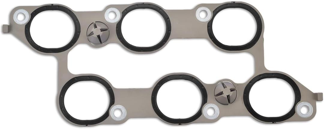 LIMICAR Lower Intake Manifold Gaskets 12590958 Compatible with 09-16 Buick Enclave Chevrolet Traverse GMC Acadia 10-11 Buick Lacrosse Chevrolet Camaro 08-11 Cadillac CTS