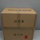 Gold Crystal Fandelier Ceiling Fans with Lights, 20" Gold Flower Chandelier Ceiling Fan with Light Remote Control, Caged Mid-Century with 6 Speeds for Bedroom, Nursery, Living Room (Clear)