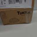 Nacome Solar Garden Outdoor Statues Turtle with Succulent and 7 LED Lights - Lawn Decor Tortoise Statue for Patio, Balcony, Yard Ornament - Unique Housewarming Gifts (Grey Turtle)