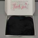 morvally Short Black Wavy Bob Wig with Bangs for Women 16 Inches Natural Synthetic Hair Wavy Wigs