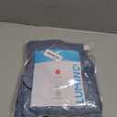 HLC.ME 2 Piece Semi Sheer Voile Light Filtering Window Curtain Grommet Panels for Bedroom, Living Room & Dining Room - Dusty Blue - 54 W x 72 inch Long