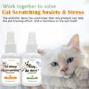 Cat Deterrent & Calming Spray Combo Set  A Behavior Training Aid that Effectively Prevents Scratching and Urine Marking While Relieving Anxiety and Soothing Your Cats Mood, 1.69 fl oz, 2 Packs