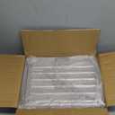 YKLSLH 4 Trays Paper Organizer Letter Tray - Acrylic Desk File Organizer, Stackable Clear Paper Holder Sorter Office Organizer for Letter/A4, Office File Ipad Books Notes Etc (4 Tier-horizontal)