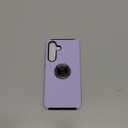 JAME for Samsung Galaxy S25 FE Case, Dual Layer Military Grade Shockproof Cover with Metal Ring Holder Stand Kickstand, Slim Fit Protective Phone Case for Galaxy S25 FE Case 6.7", Purple