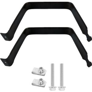 2PCS 578-183 Fuel Gas Tank Straps Bracket with Mounting Bolts | For 1999-2019 Chevy Silverado/GMC Sierra 1500 2500 3500 Replace 15206818 15288145 15710284 22868151 23126454