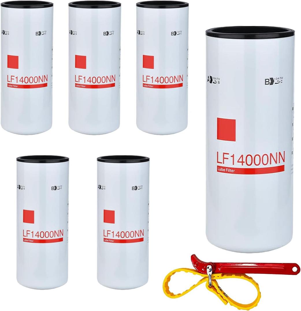 Oil/Lube Filter fit for Cummins ISX ISM QSX QSM QST X15 M11 LF14000NN