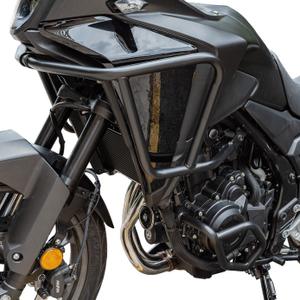 Motorcycle Engine Guard Crash Bar for Honda NX400 NX500 NX 400 500 2024 2025 Bumper Extension Body Frame Guard Steel Highway Falling Protection Set (Upper+Lower)