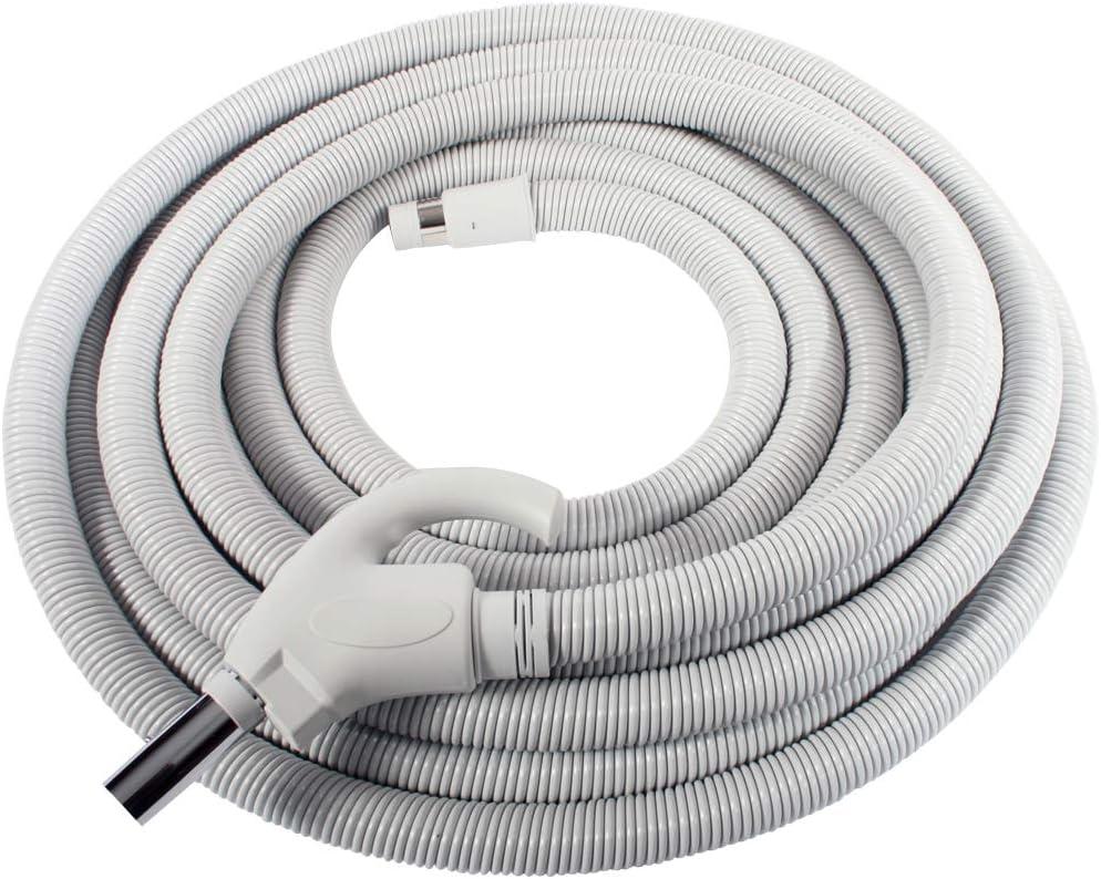 Cen-Tec Systems 91375 Low Voltage Central Vacuum, 50 Ft. Hose, Light Gray