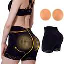 AFLIFLI Padded Shapewear with Silicone Butt Pads, Removable Fake Silicone Hip Pads, Inserts & Enhancer for Women Underwear XL