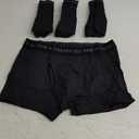 Pair of Thieves Men's Trunks  Breathable, No-Chafe Comfort Underwear for Men  Multi-pack Options for Everyday Wear (Medium, Black/Grey)