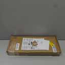 Amazon Basics Universal TV Stand, Height Adjustable for TVs up to 77 inch, Compatible with Soundbars, Holds up to 80 lbs, Black