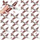 Skylety 50 Pcs Football Foam Gliders Airplane Toys for Kids, Foam Paper Airplane, Football Birthday Party Favors Goodie Bag Stuffers Outdoor Flying Toys Bulk Prizes for Kids Classroom