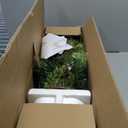 3ft Pre-Lit Christmas Entrance Tree In Urn w/ 40 LED Light Red Berries Pine Cone