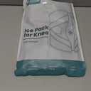 Knee Ice Pack Wrap (1 Pack) - Adjustable Ice Pack for Knees Surgery, Replacement, Arthritis Pain, ACL, Sports Injuries, Post Surgery, for Long Duration - 1 Pack (Black)