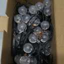 Red and White Solar Christmas String Lights, 2-Pack Total 100 LED 64FT Crystal Globe Solar Lights Outdoor Waterproof, Christmas Decorations with 8 Lighting Modes for Xmas Tree Wedding Patio Party